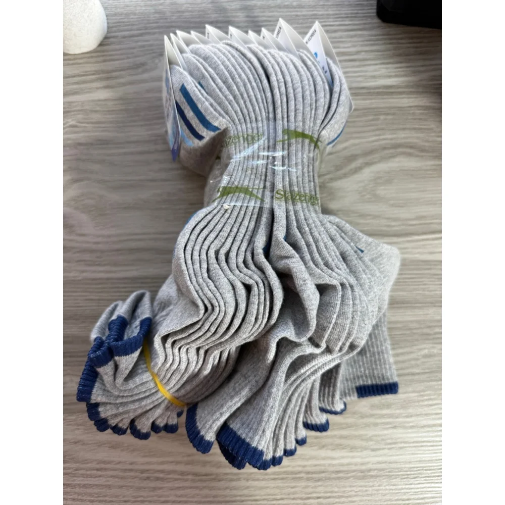 Men's Slazenger Gray & Blue Dry Cool Casual Socks